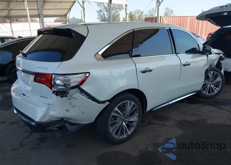 2018 Acura Mdx Technology Package Acurawatch Plus Pkg z USA, uszkodzony, nr VIN 5J8YD4H56JL026876